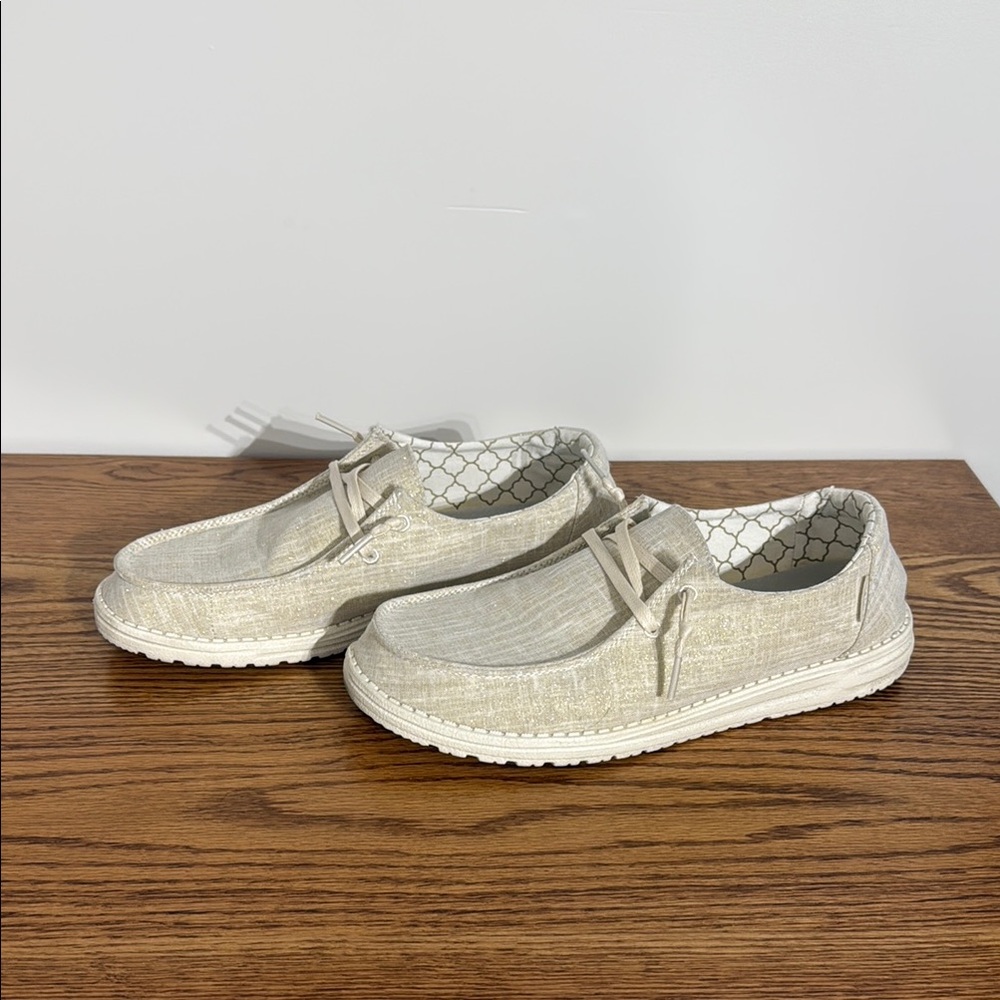 Women’s Hey Dude Sparkly Gold